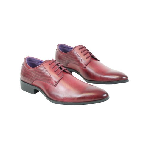 Derbies À Motifs Rouge Homme - 39