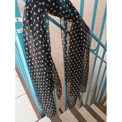 Foulard Noir À Pois Blanc Marque : 3 Suisses