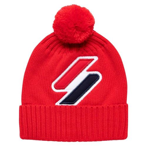 Bonnet Superdry Classic Logo Homme Rouge