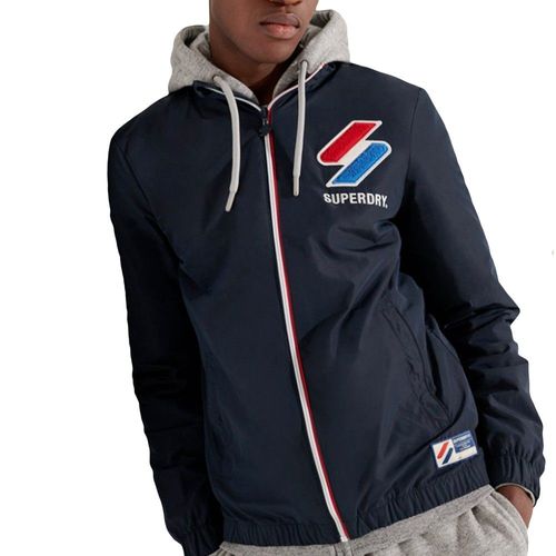 Veste Superdry Style Track Homme Bleu