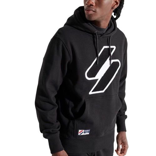 Sweat Superdry Code Logo Homme Noir