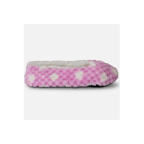 Chaussons Ballerines Motifs Femme Rose