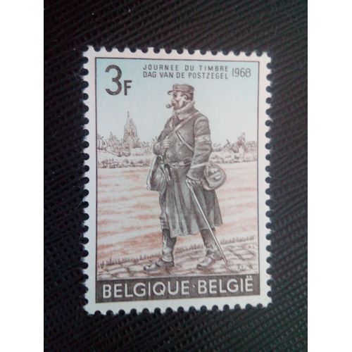 Timbre Belgique Yt 1445 Facteur De L'armée (1916) 1968 (090206)