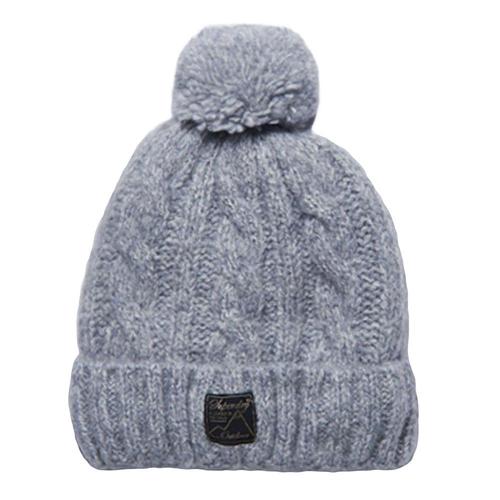 Bonnet Superdry Essentiel Classic Femme Gris