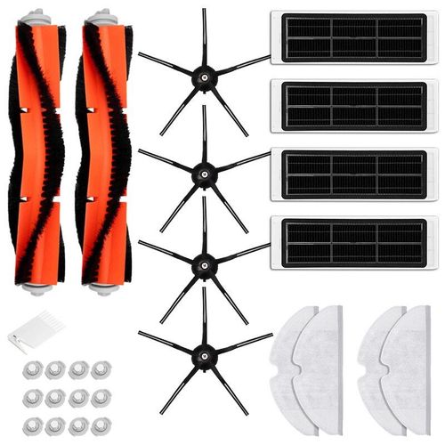 Accessoires pour aspirateur Xiaomi Roborock S6 S5 MAX S60 S65 S5 S50 S55 E25 E35, brosse latérale principale, charbon actif, filtre HEPA