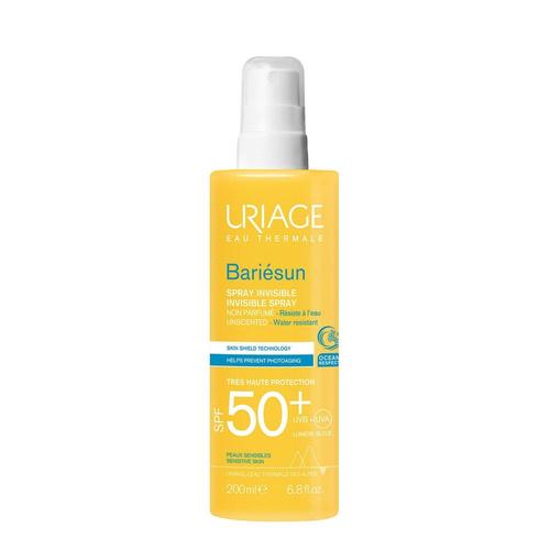 Spray Invisible Spf50+ Non Parfumé - Uriage - Protections Solaires 