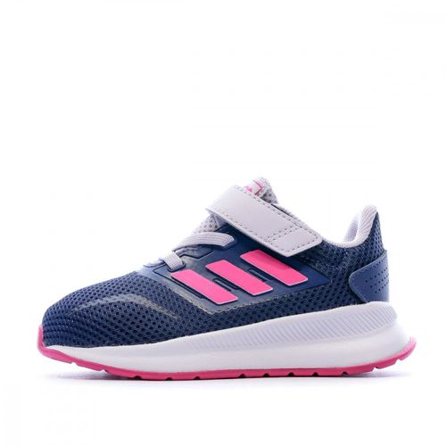 Baskets Marine/rose Bébé Adidas Runfalcon