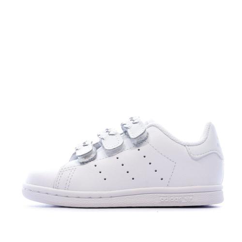 Basket Blanche Fille Adidas Stan Smith Cf I