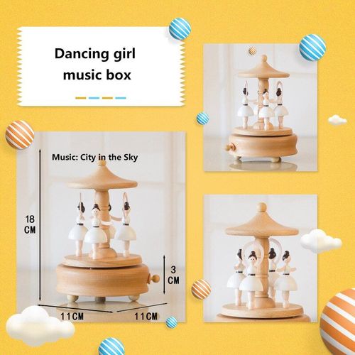 Boîte À Musique Créative Pour Enfants, Cadeau D'anniversaire, Noël, Nouvel An, Décoration De La Maison