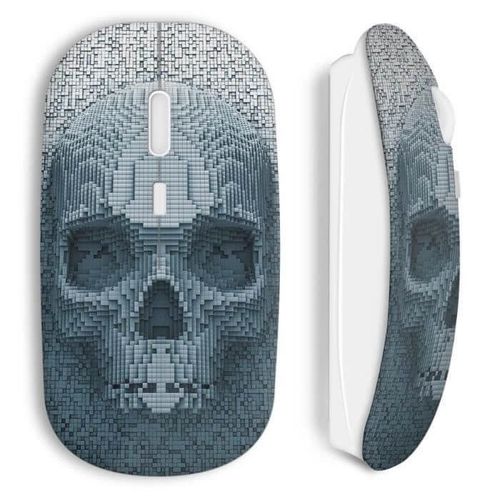 Souris Sans Fil Tete de mort