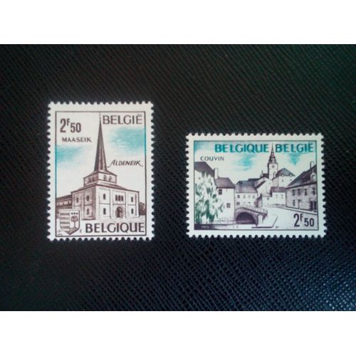 Timbre Belgique Yt 1636 - 1637 Séries: Tourisme 1972 (090206)