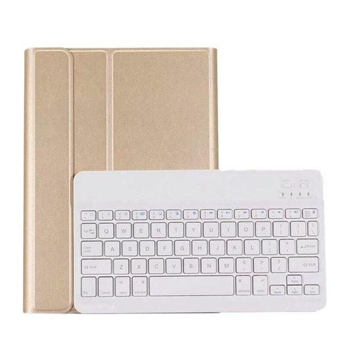 Coque De Tablette Avec Clavier Lumineux Bluetooth, Étui En Pu Adapté À La Tablette Galaxy A7 Lite 8.7 Pouces