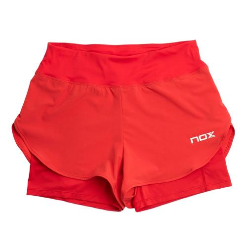 Vetements: Short Nox Fit Pro Rouge Femme-Taille-S