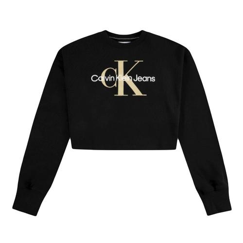 Sweat Calvin Klein Monogramme Femme Noir