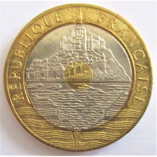 Pièce De 20f De 1992 Mont Saint Michel