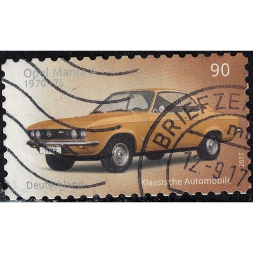 Allemagne 2017 Oblitéré Used Voitures Classiques Opel Manta A Y&t De 2966 Su