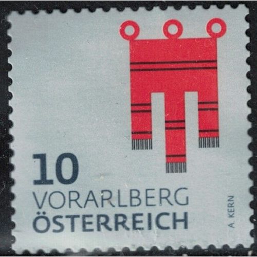 Autriche 2018 Used Coat Of Armes Armoiries Vorarlberg Y&t At 3228 Su