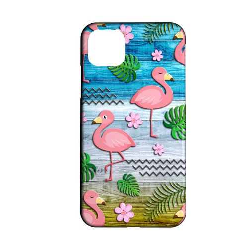Coque Pour Samsung Galaxy A12 5g Flamant Rose Flamingo Concept Art 15