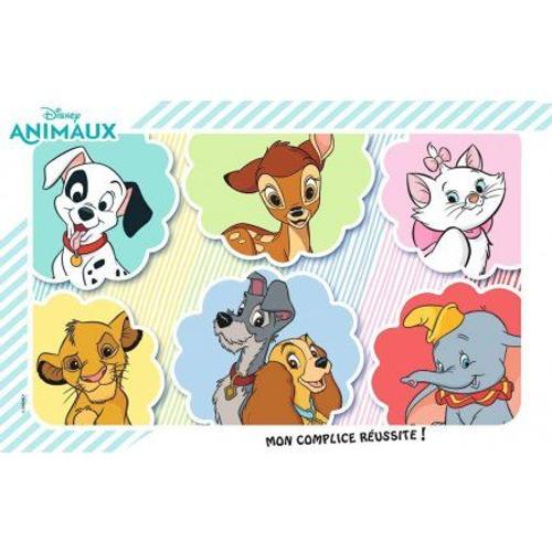 Puzzle Avec Cadre Roi Lion Chien 101 Dalmatiens - Dumbo - Bambi Chat Marie - 15 Pieces - Enfant - Disney - Animaux