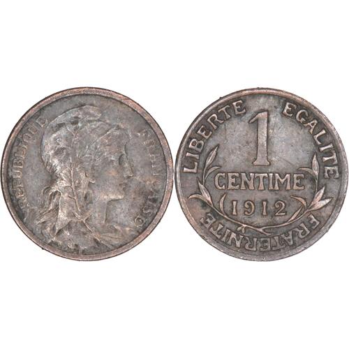 France - 1912 - 1 Centime Daniel Dupuis - 01-053