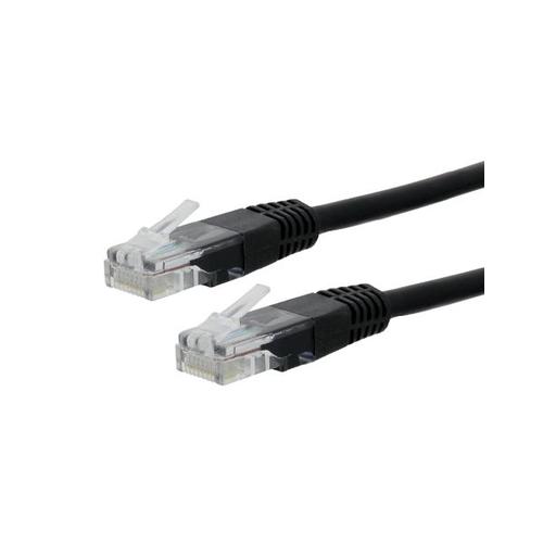 Cordon Ethernet RJ45 male / RJ45 male cat.5e - 1,5m noir