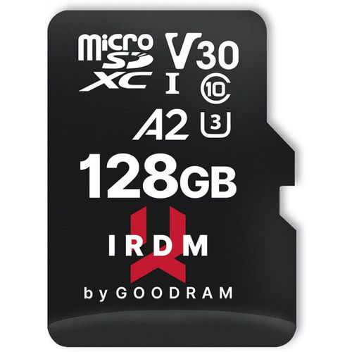 Goodram IRDM UHS-I U3 A2 Micro SD 128GB c/adap