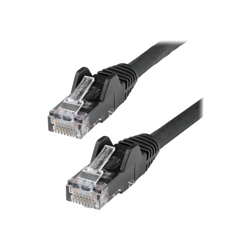 StarTech.com Câble Ethernet CAT6 7m - LSZH (Low Smoke Zero Halogen) - Cordon RJ45 UTP Anti-accrochage 10 GbE LAN - Câble Réseau Internet 650MHz 100W PoE - Noir - Snagless - 24AWG (N6LPATCH7MBK) -...