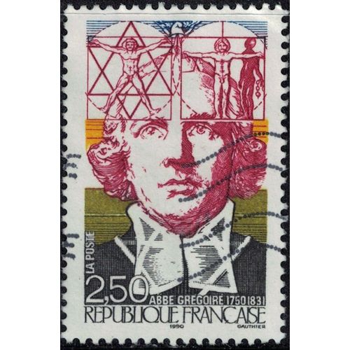 France 1990 Oblitéré Used Bicentenaire De La Révolution Abbé Grégoire Y&t 2668 Su