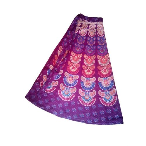 Jupe Longue Indienne - Jupe Portefeuille - Jupe Femme Taille Unique