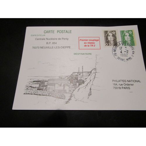 Carte Centrale Nucléaire Penly