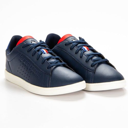 Basket Le Coq Sportif Femme Courset Gs Bleu