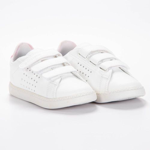 Basket Le Coq Sportif Fille Courtset Inf Sport Girl Blanc - 22