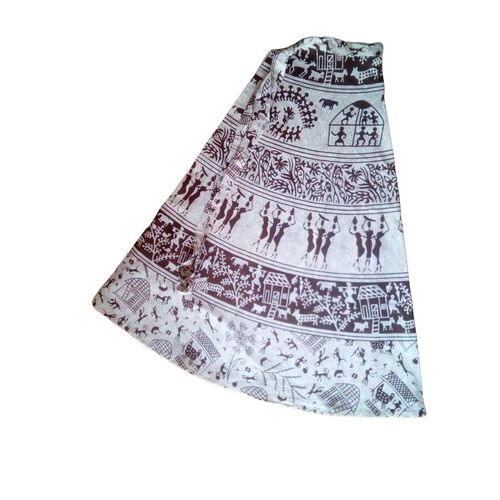 Jupe Longue Indienne - Jupe Portefeuille - Jupe Femme Taille Unique