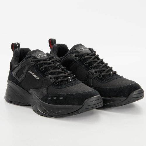 Basket Tommy Jeans Homme Outdoor Sneaker Mix Runner Noir