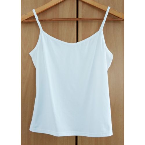 Top Blanc. Polyester. Elasthanne. Taille 36