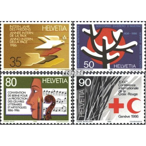 Suisse 1327-1330 (Édition Complète) Neuf 1986 Années Événements