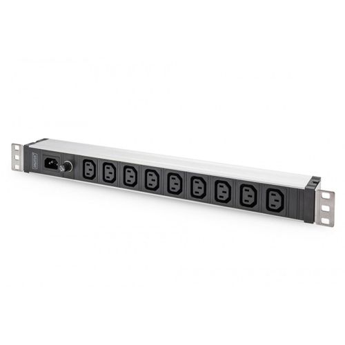 Digitus Multiprise Avec Profilé Aluminium, 9 Prises, Fiche Iec C14