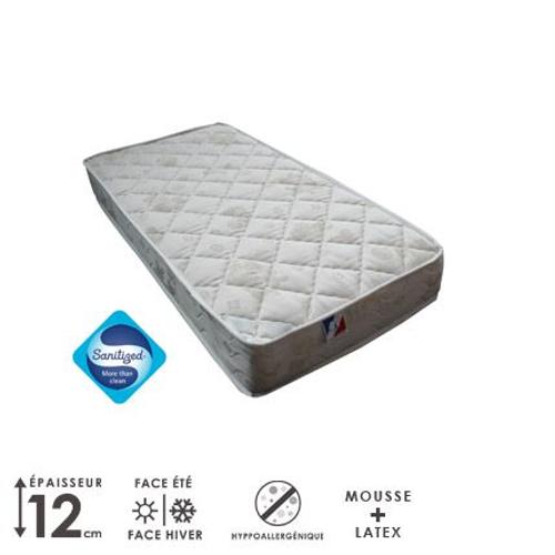 Matelas Bébé Accueil Latex 60x120cm