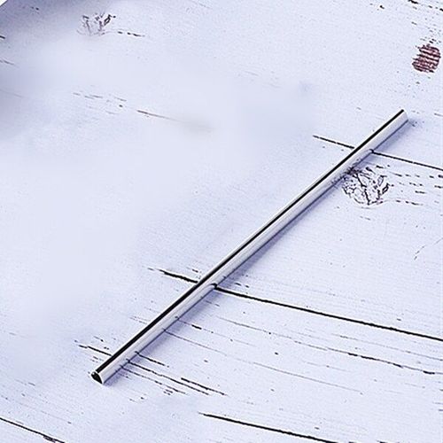 Ensemble de paille en métal réutilisable, 1 pièce, en forme de c¿ur, pour le thé à bulles, acier inoxydable 304, perle, Milkshake, brosse