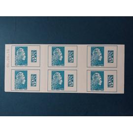 Carnet 12 timbres Marianne l'engagée - Lettre Verte - Patrimoine