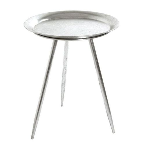 Table D'appoint Design "Matalo" 47cm Argent