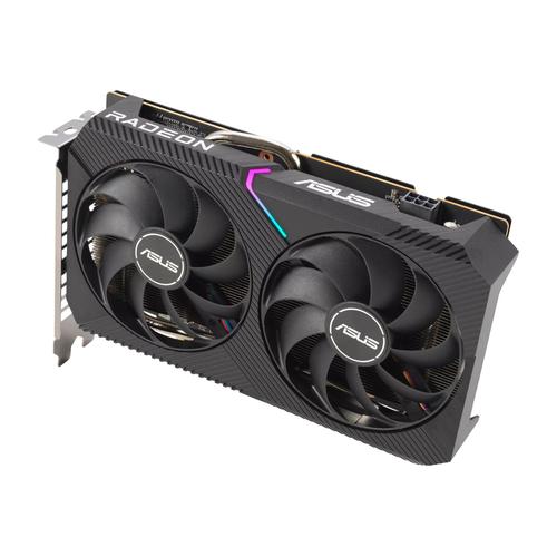 ASUS Dual Radeon RX 6500 XT OC Edition - Carte graphique - Radeon RX 6500 XT - 4 Go GDDR6 - PCIe 4.0 - DisplayPort, HDMI