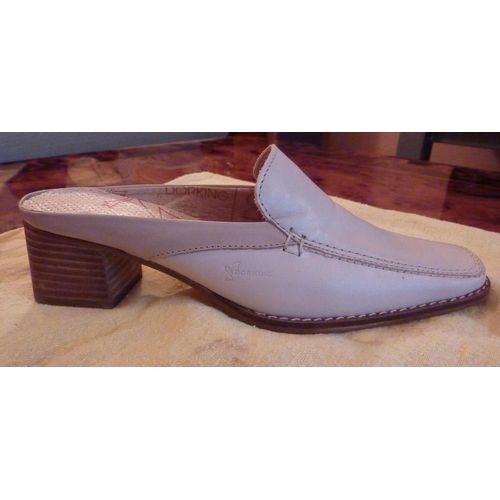Mules Beige Cuir T35