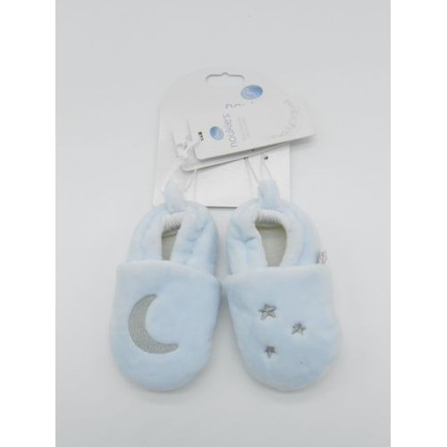 Chaussons Noukies 3 Mois Bleu Taille 20 Lune Étoile