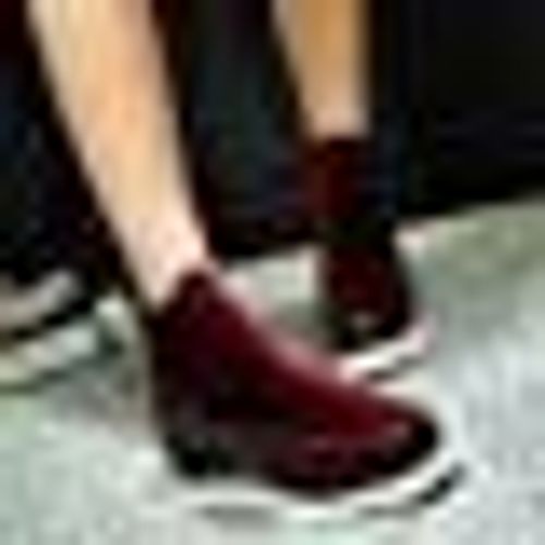 Chaussures Compensées Vernies Rouge Lie De Vin - 35