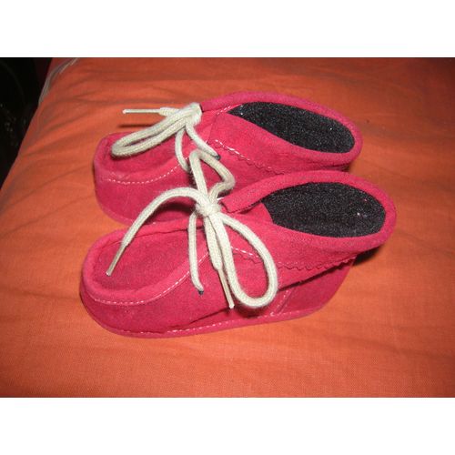 Chaussures 3/6 Mois Rouge