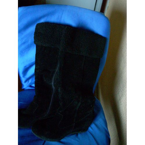 Bottes 37 Talon Compensé 6,5 Cm.
