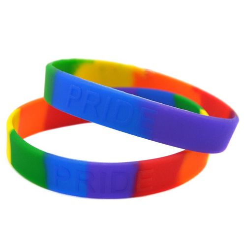 2x Bracelets, Fierté - Arc-En-Ciel
