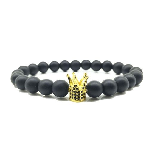 Bracelet De Couronne - Noir Et Or