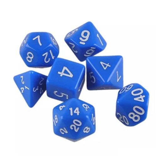 7-Emballez Des Dés Vers Les Donjons Et Les Dragons (Bleu)